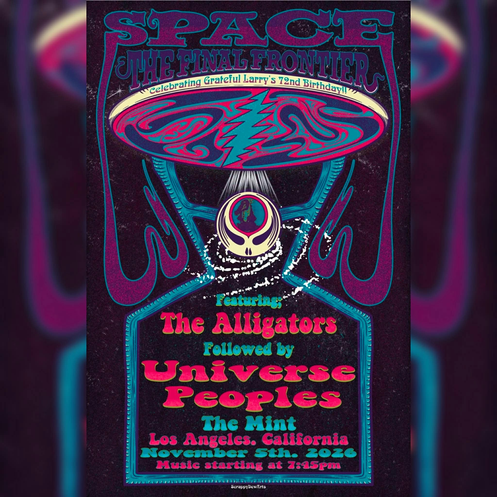Grateful Larry's Bday Bash With The Alligators and Universe Peoples