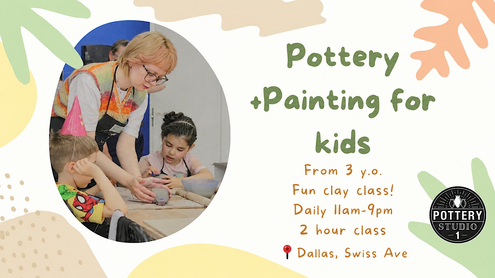 Private Party with Pottery Class PLUS - Dallas