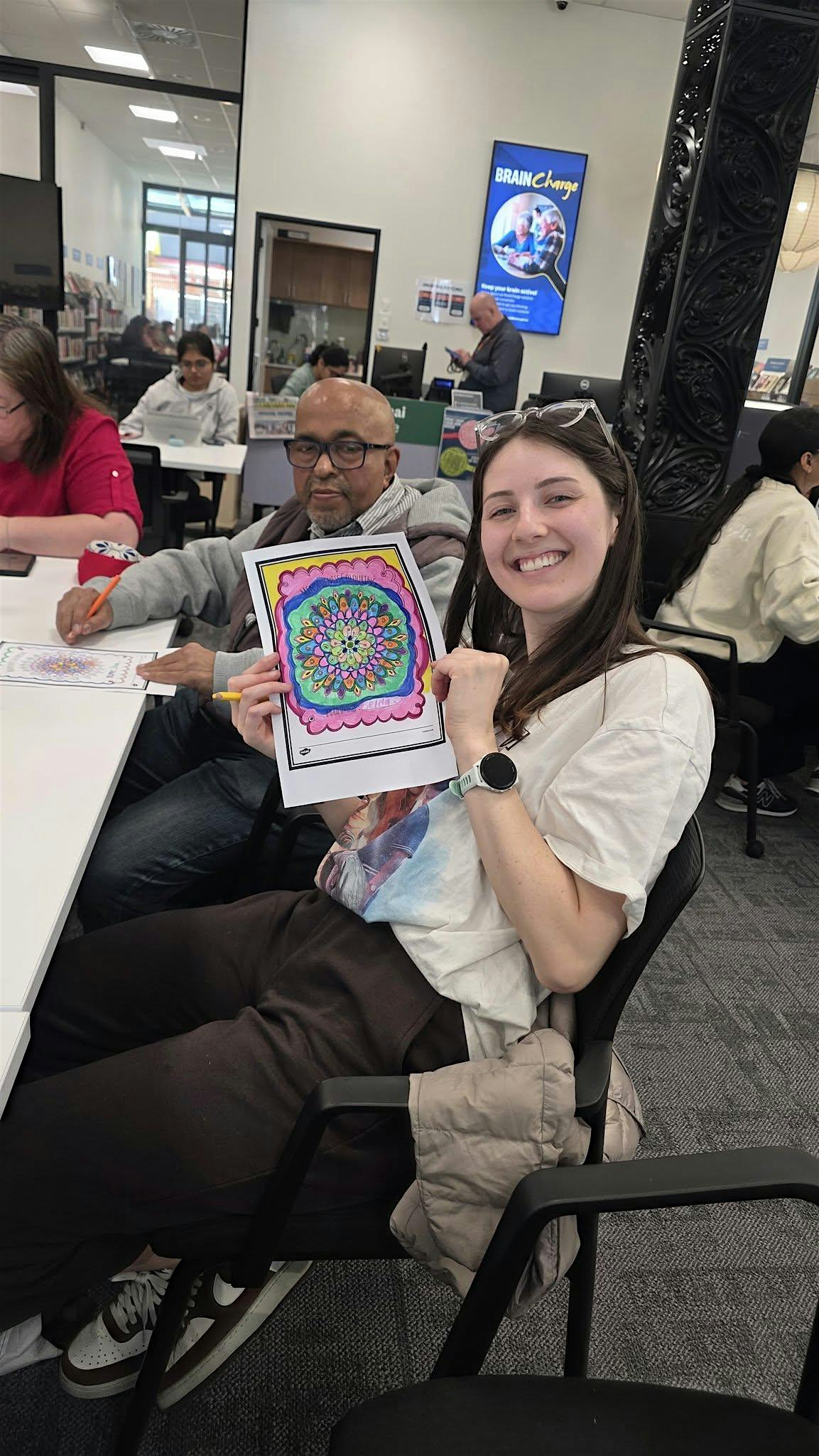 Mindful colouring for all ages