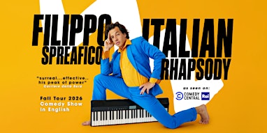 Italian Rhapsody Tour • BERLIN • Comedy in English • Filippo Spreafico