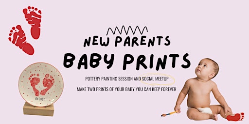 Baby Prints Pottery Painting