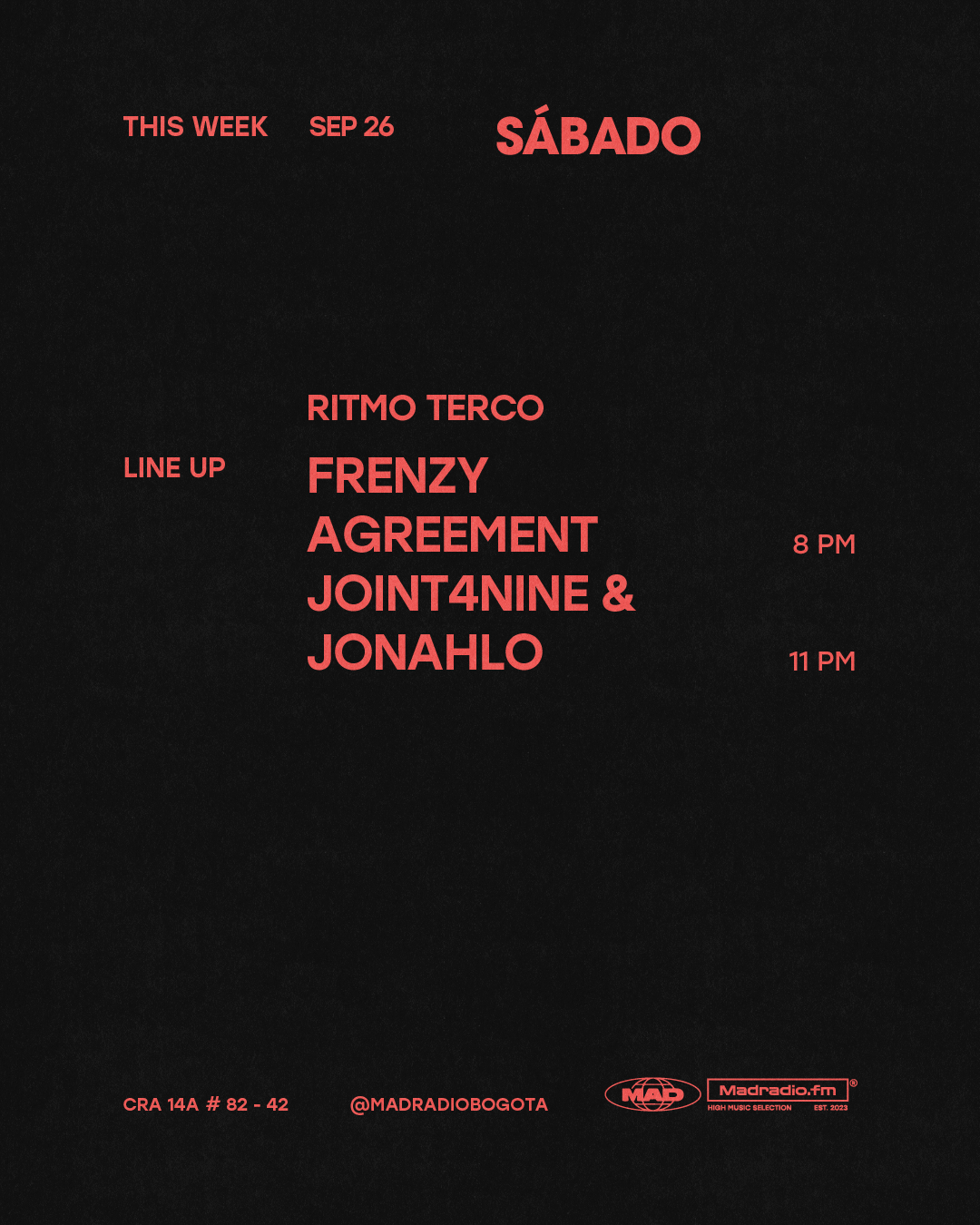 RITMO TERCO: Frenzy Agreement / Joint4nine & Jonahlo
