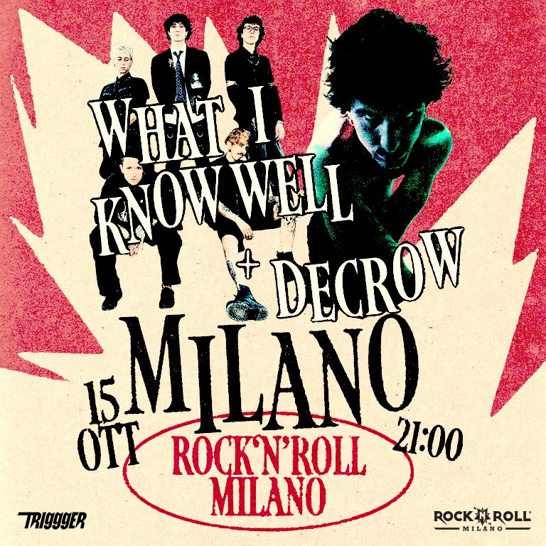 WHAT I KNOW WELL + DECROW - MILANO