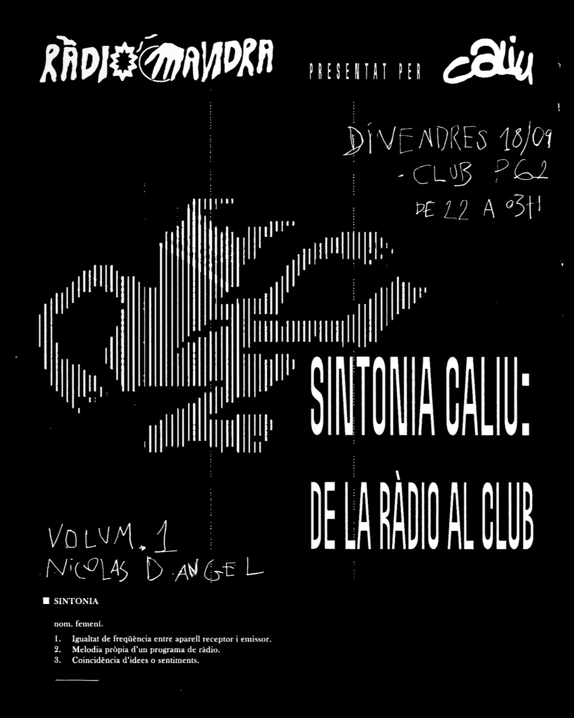 (EXTERNAL TICKETS) sintonia caliu vol.1