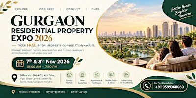 Gurgaon Residential Property Expo 2026 – Explore Premium Homes & New Launch