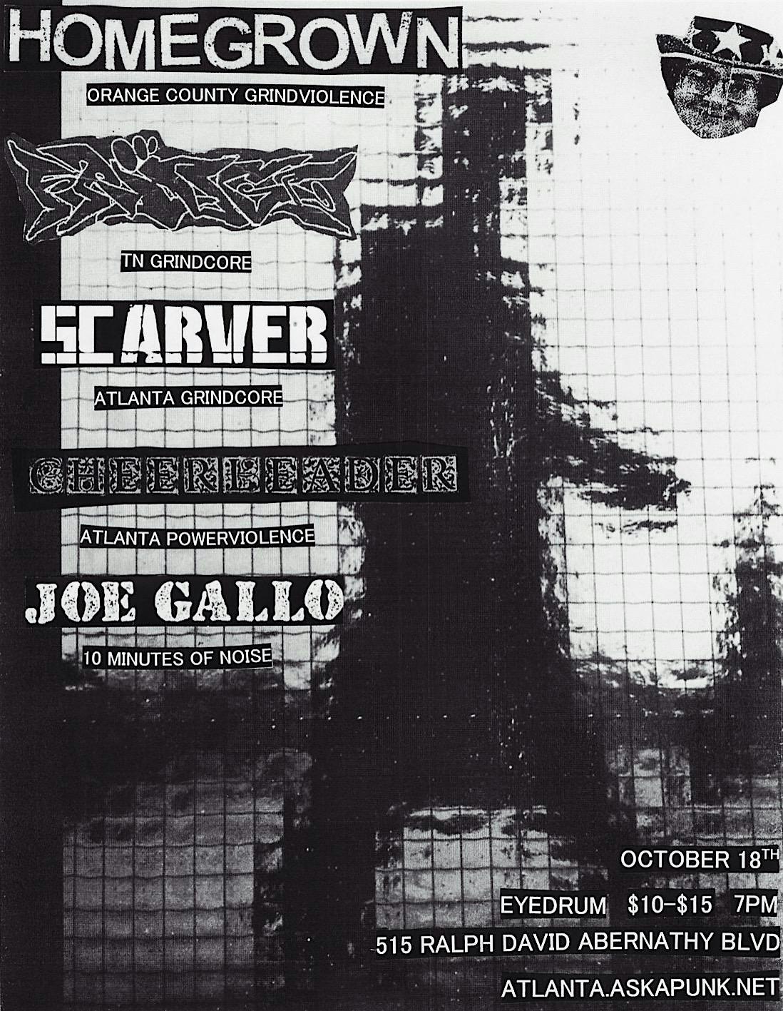 HOMEGROWN w/ Fridge, Scarver, Cheerleader, and Joe Gallo