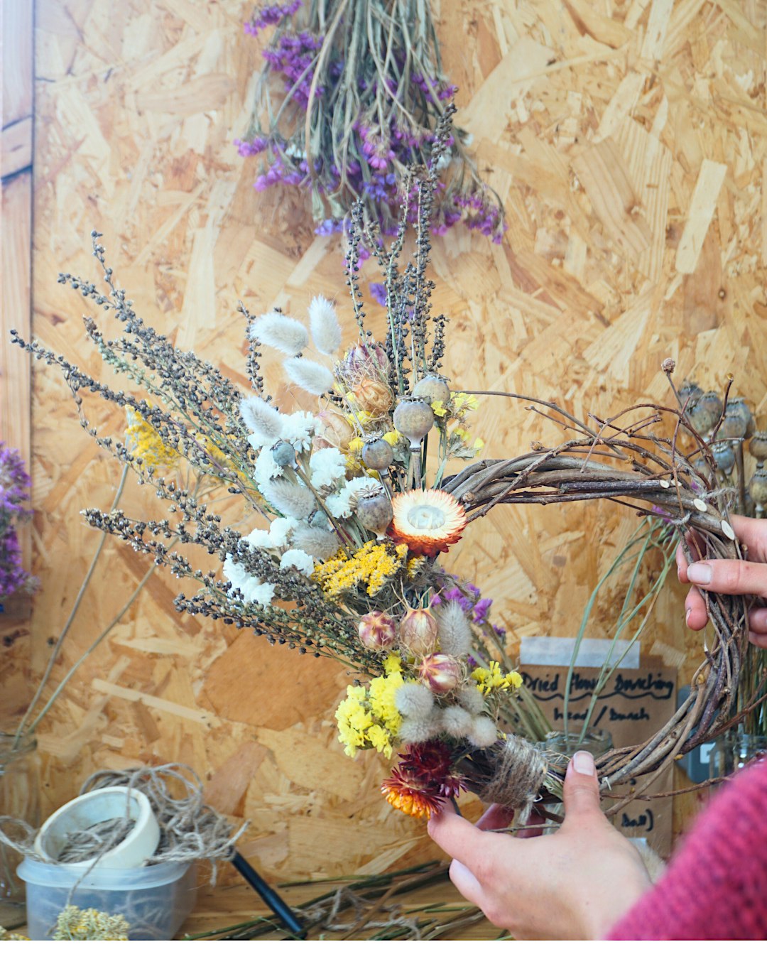 Fresh Festive Wreaths:  workshop at 5 Acre Farm