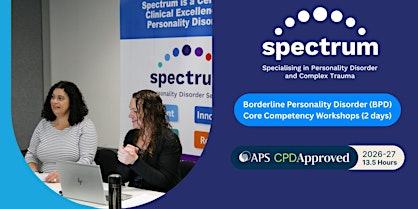 Borderline Personality Disorder (BPD) Core Competency Workshops (2 days)