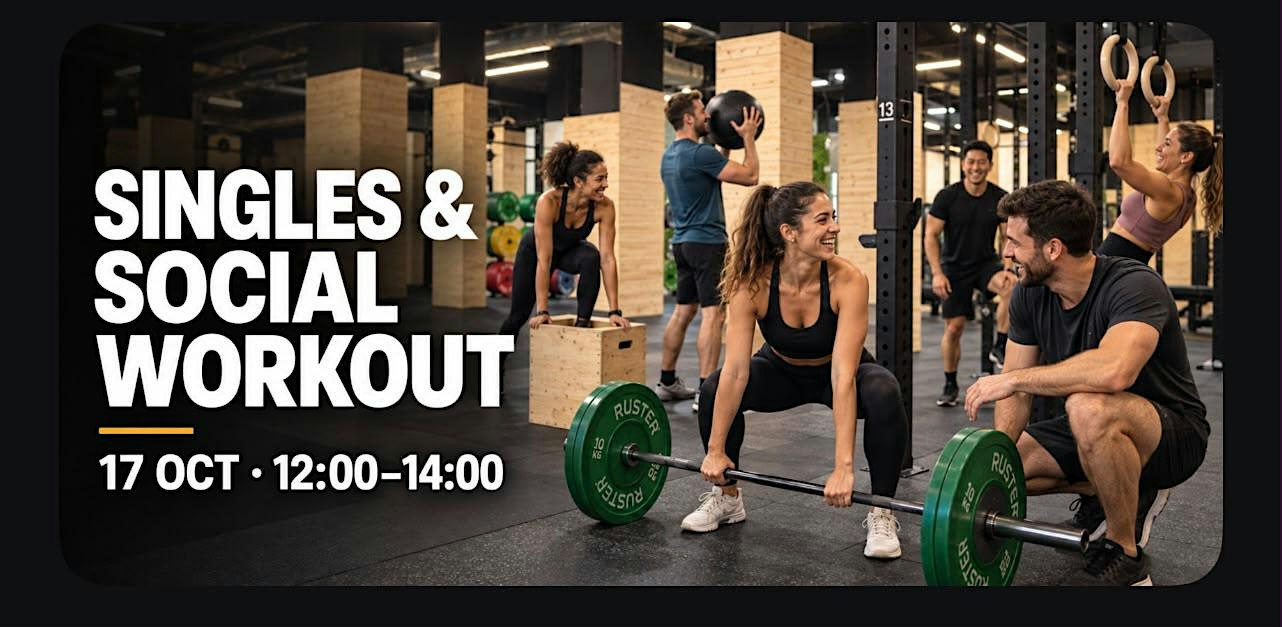 ️ Singles & Social Workout + Lunch | Wezone Universitat, Barcelona
