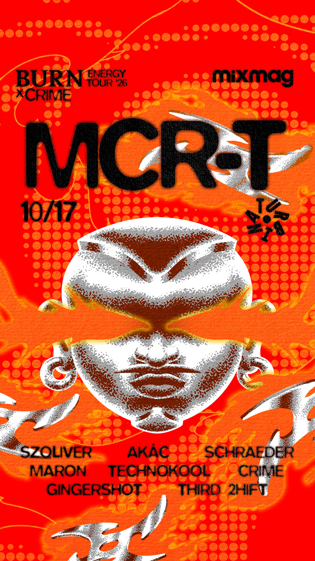 Crime x Burn Energy Tour with MCR-T