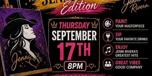 Jenni Rivera Paint N Sip