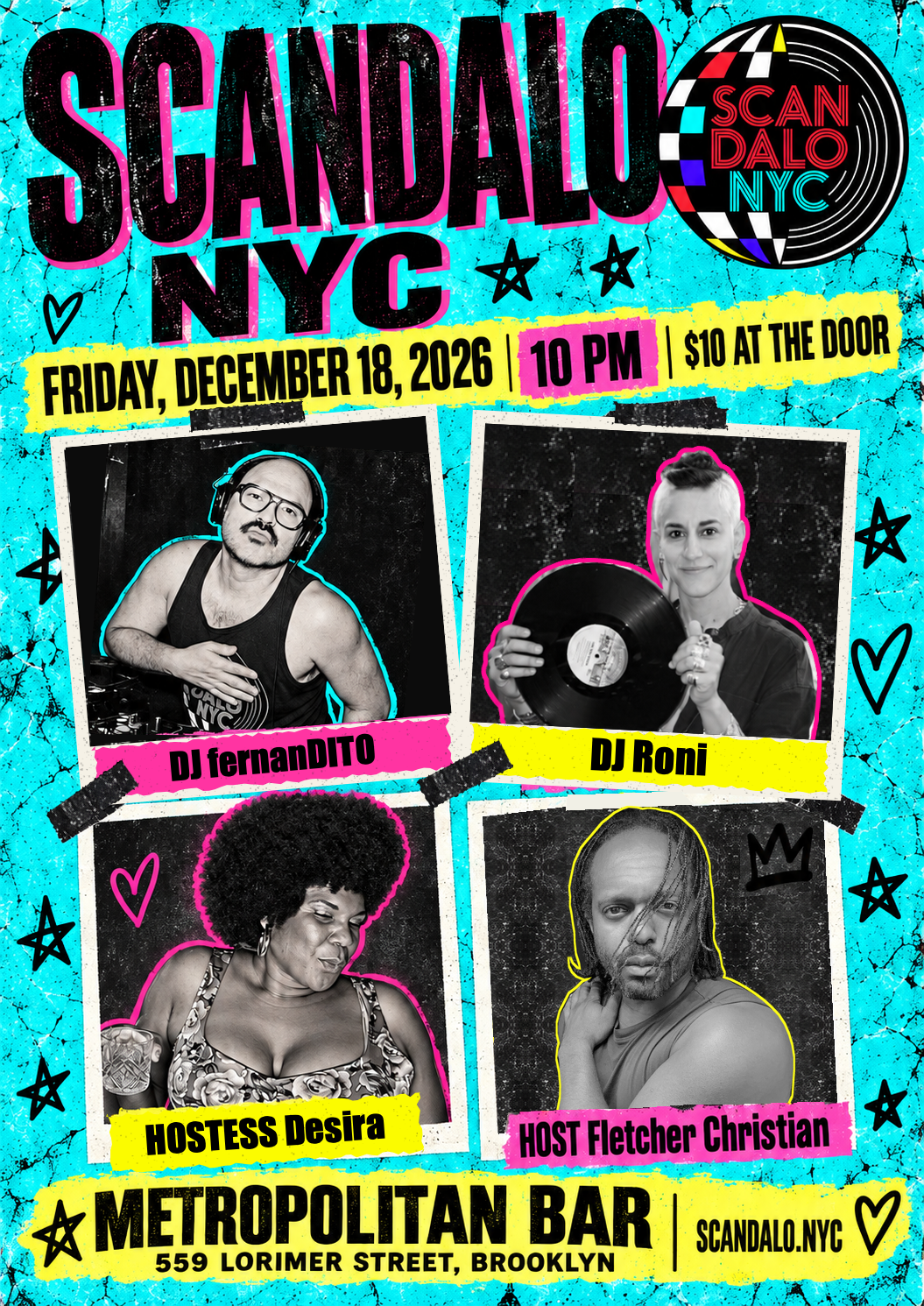 Scandalo NYC — One Last Dance for 2026