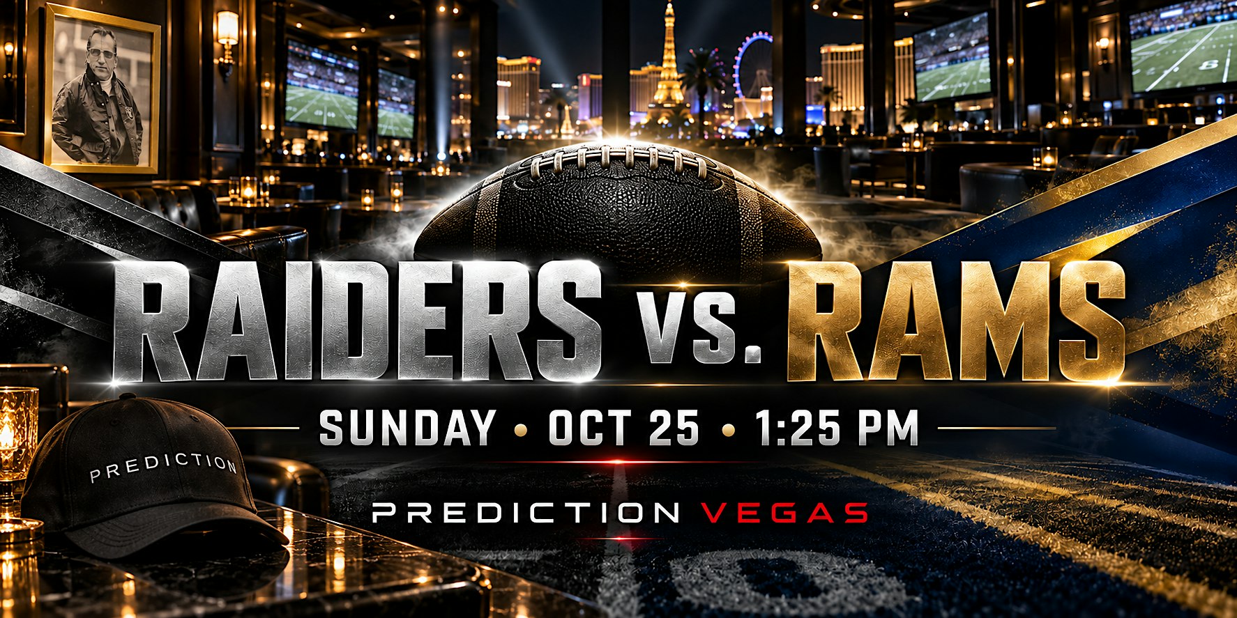 Raiders vs. Rams Watch Party at Prediction Vegas