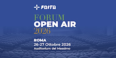 FORUM OPEN AIR 2026 - FAITA Federcamping