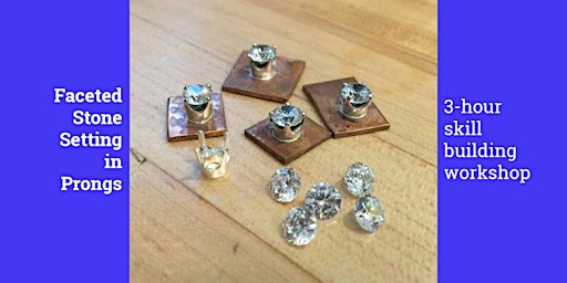 Faceted Stone Setting in Prongs