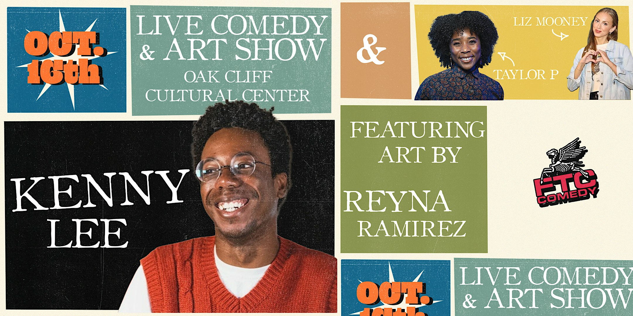 FTC Presents: Kenny Lee LIVE at the Oak Cliff Cultural Center