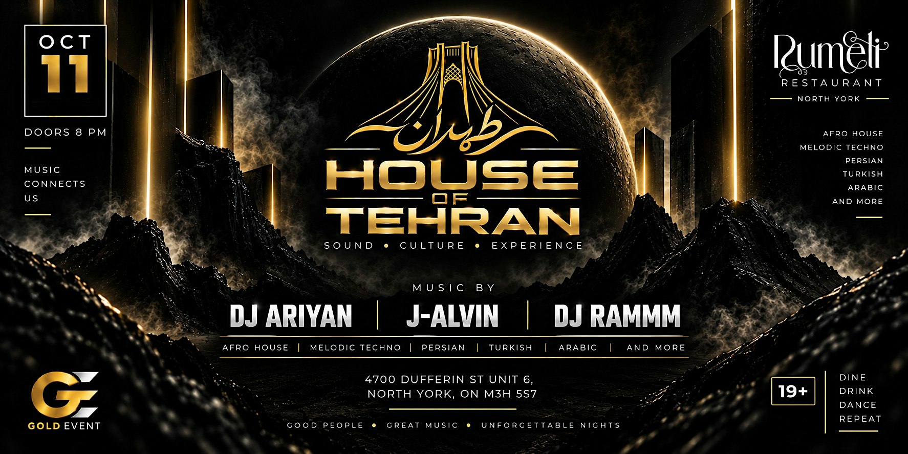 HOUSE OF TEHRAN — THANKSGIVING NIGHT
