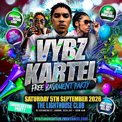 Vybz Kartel - Free Bashment Party - Everyone Free Before 12AM