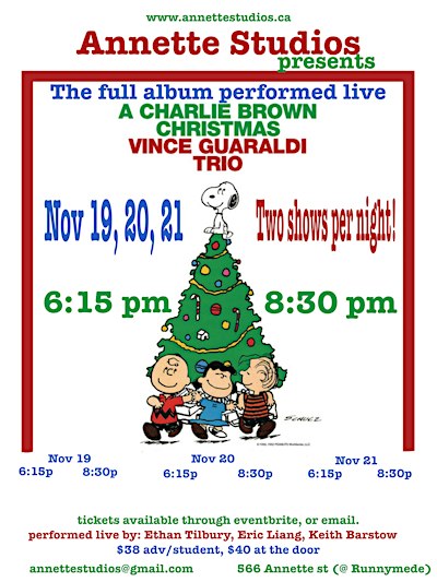 A Charlie Brown Christmas. The full album performed live!