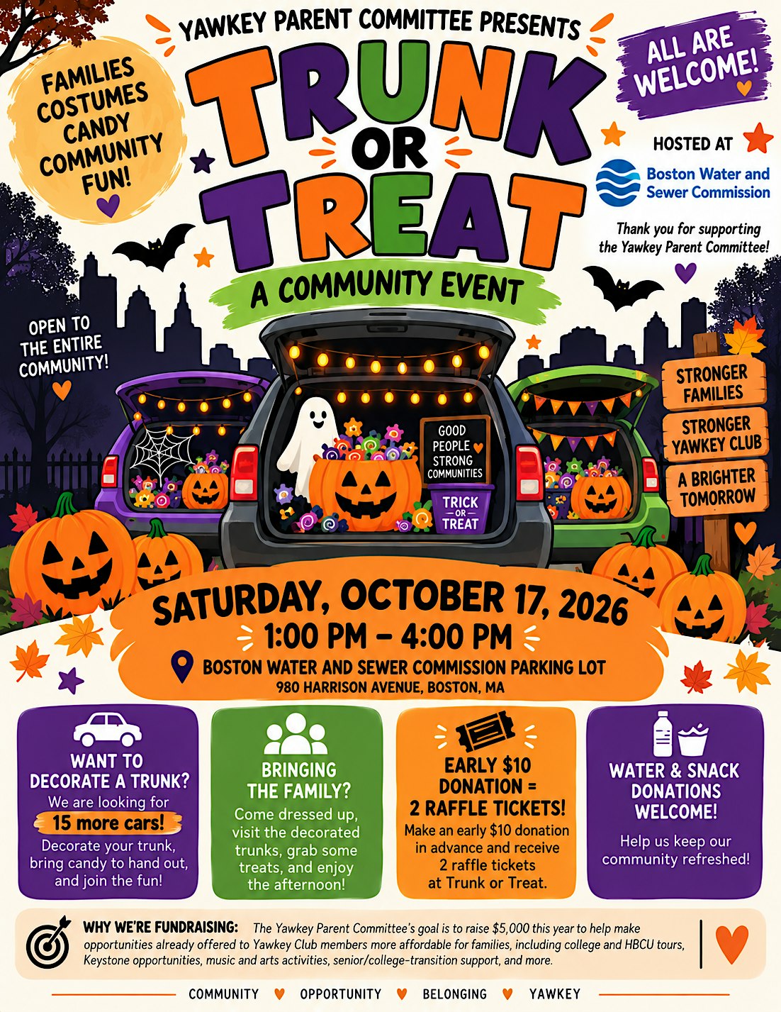 Yawkey Parent Committee Community Trunk or Treat