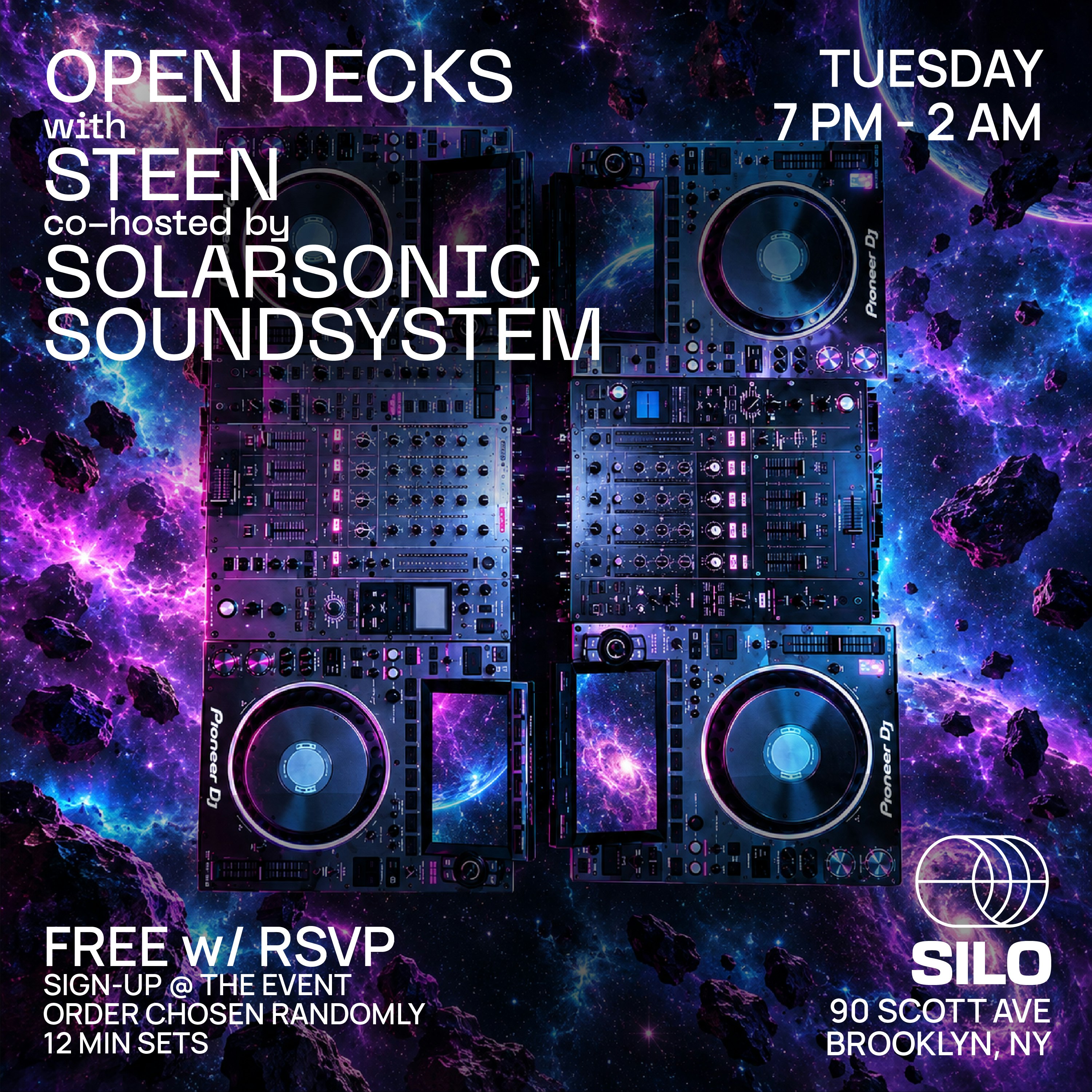 Open Decks w/ Steen & Solarsonic Soundsystem