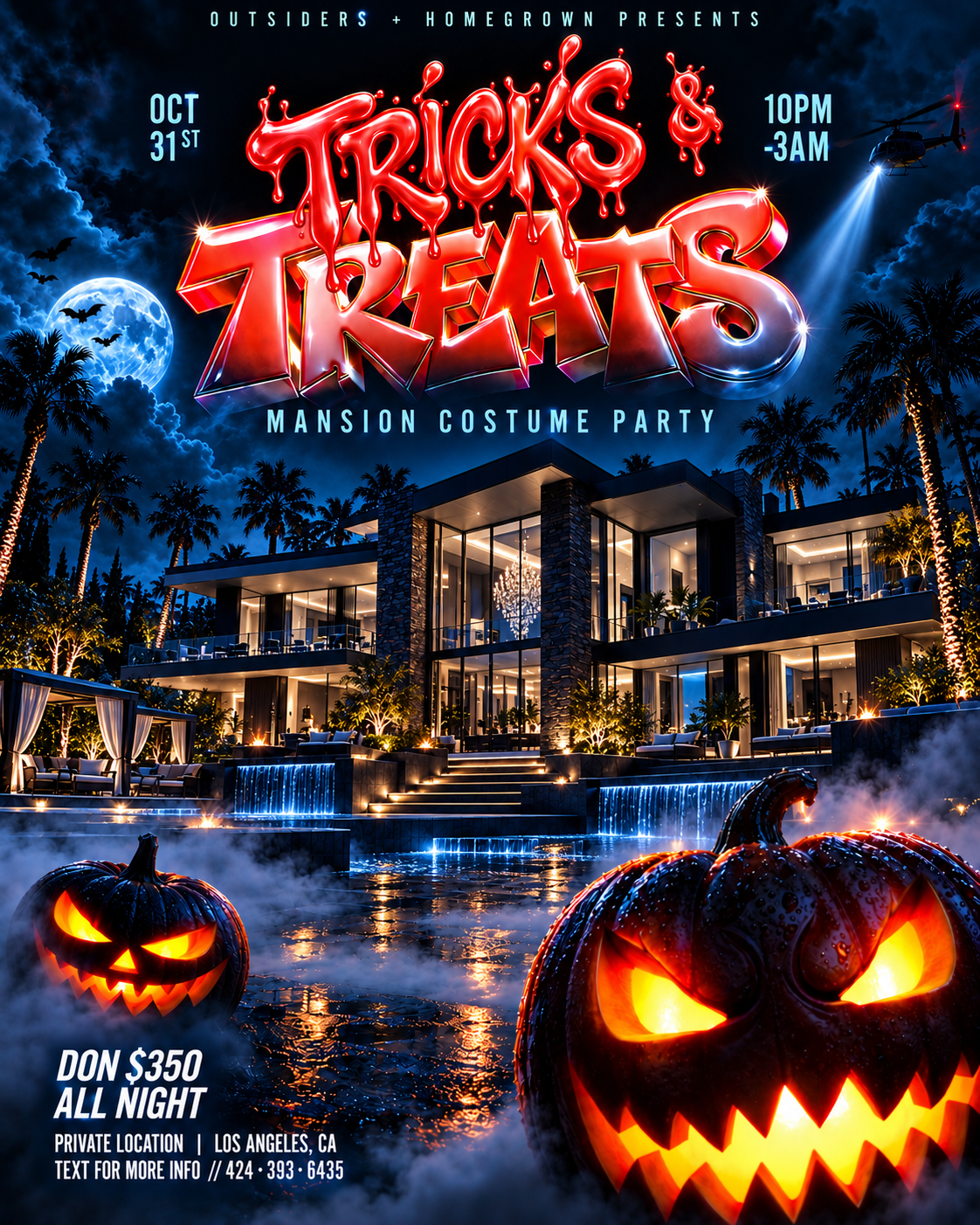 TRICKS & TREATS: MANSION COSTUME PARTY
