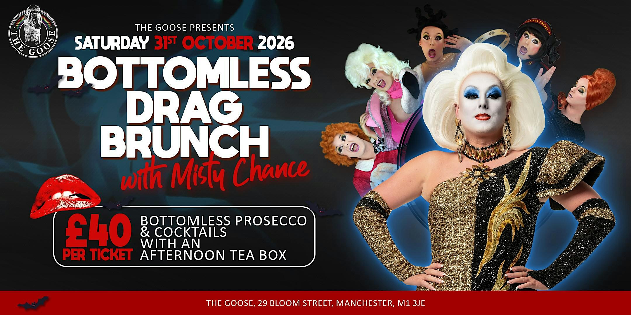 Hallowe'en Bottomless Drag Brunch with Misty Chance