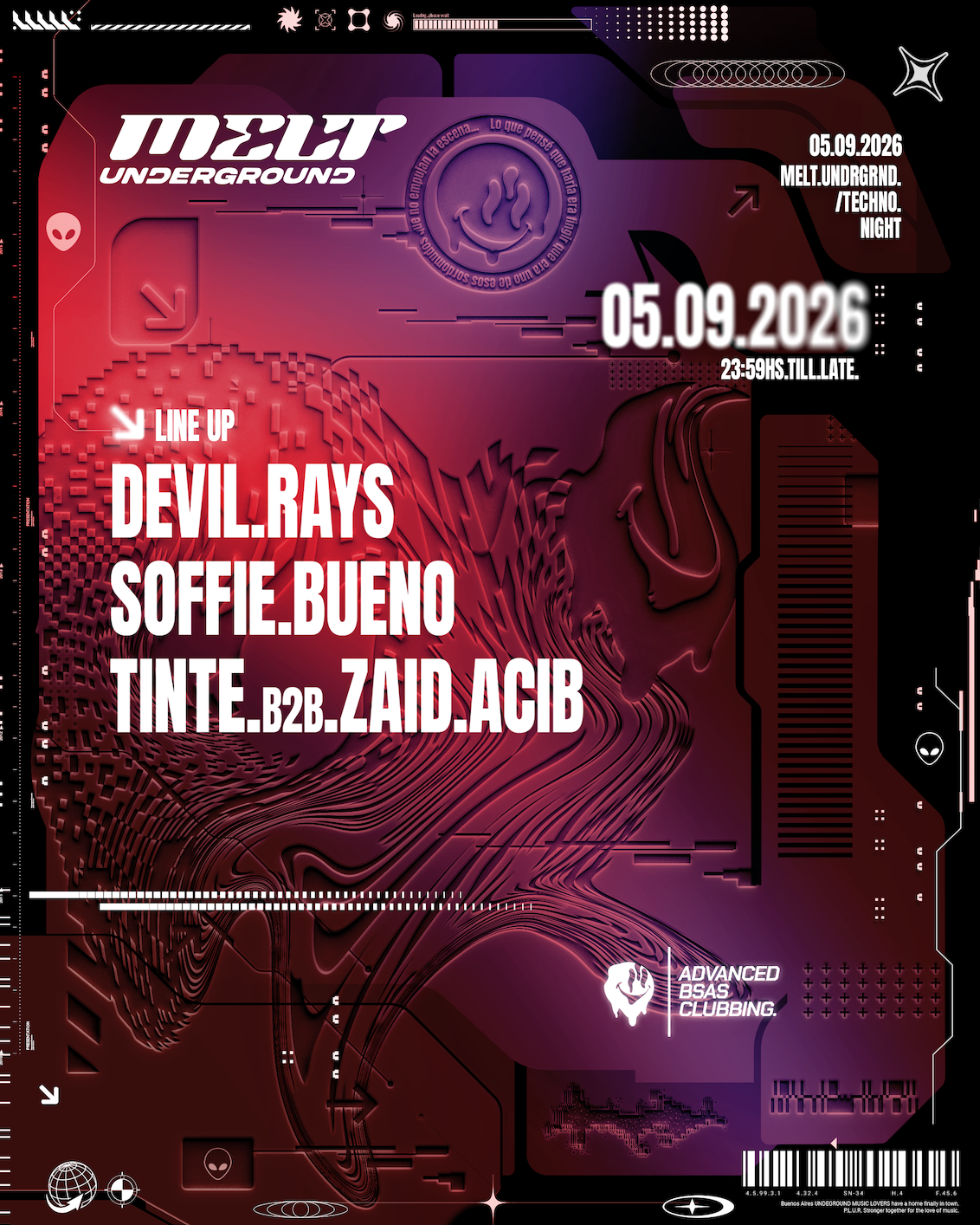 TECHNO NIGHT W/ Devil Rays