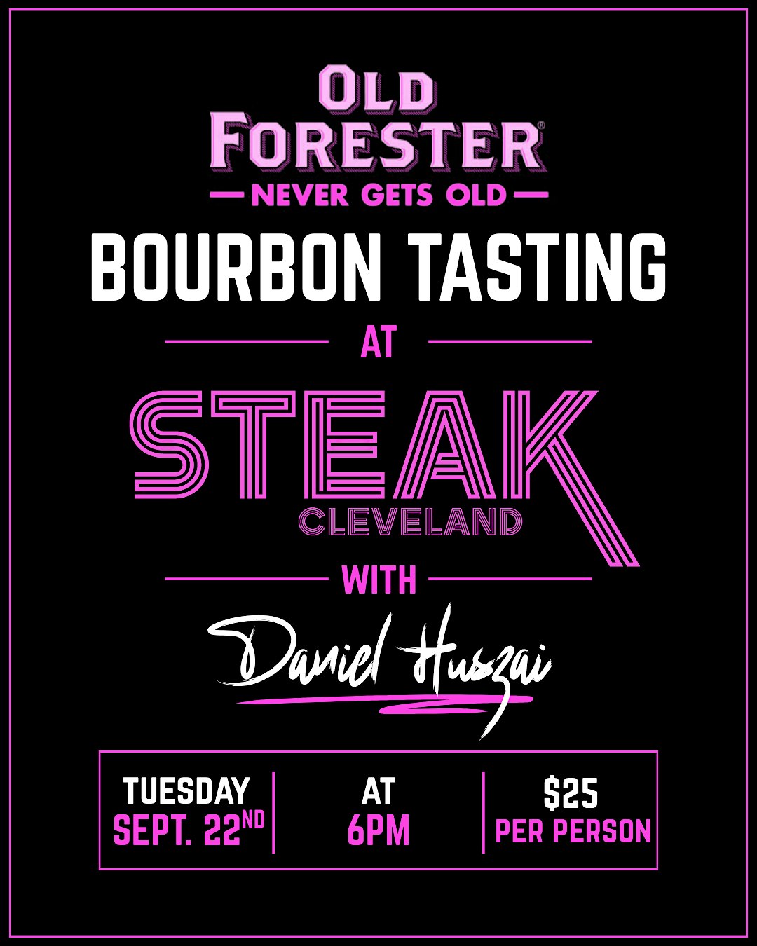 Bourbon Tasting @ STEAK