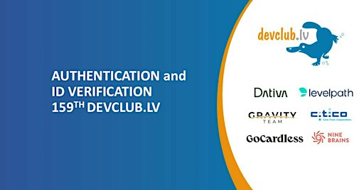 Authentication and ID Verification focused 159th DevClub.lv