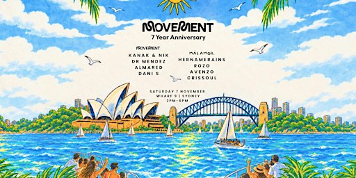 Movement 7 years Ft. Más Amor | Glass Island - Sat 7 Nov 2026
