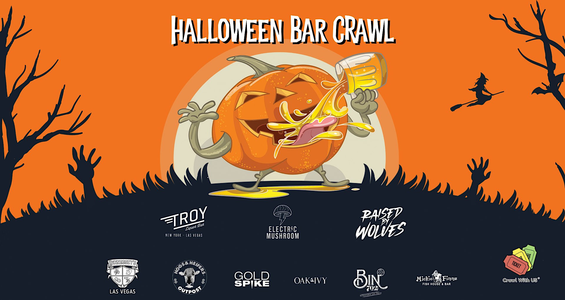 Las Vegas Halloween Bar Crawl 2026