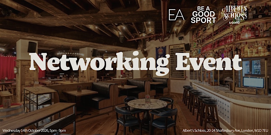 Event Academy x Be A Good Sport Networking Event