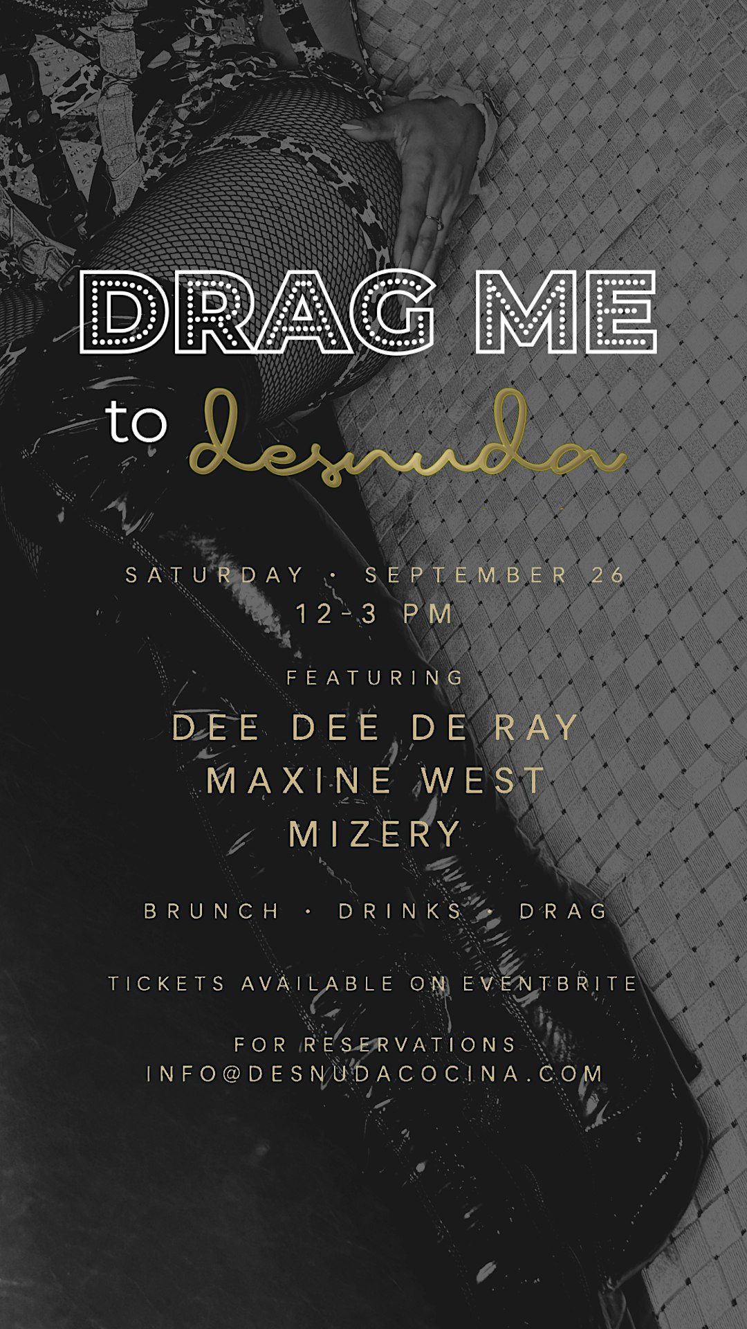 desnuda drag brunch - sept 26