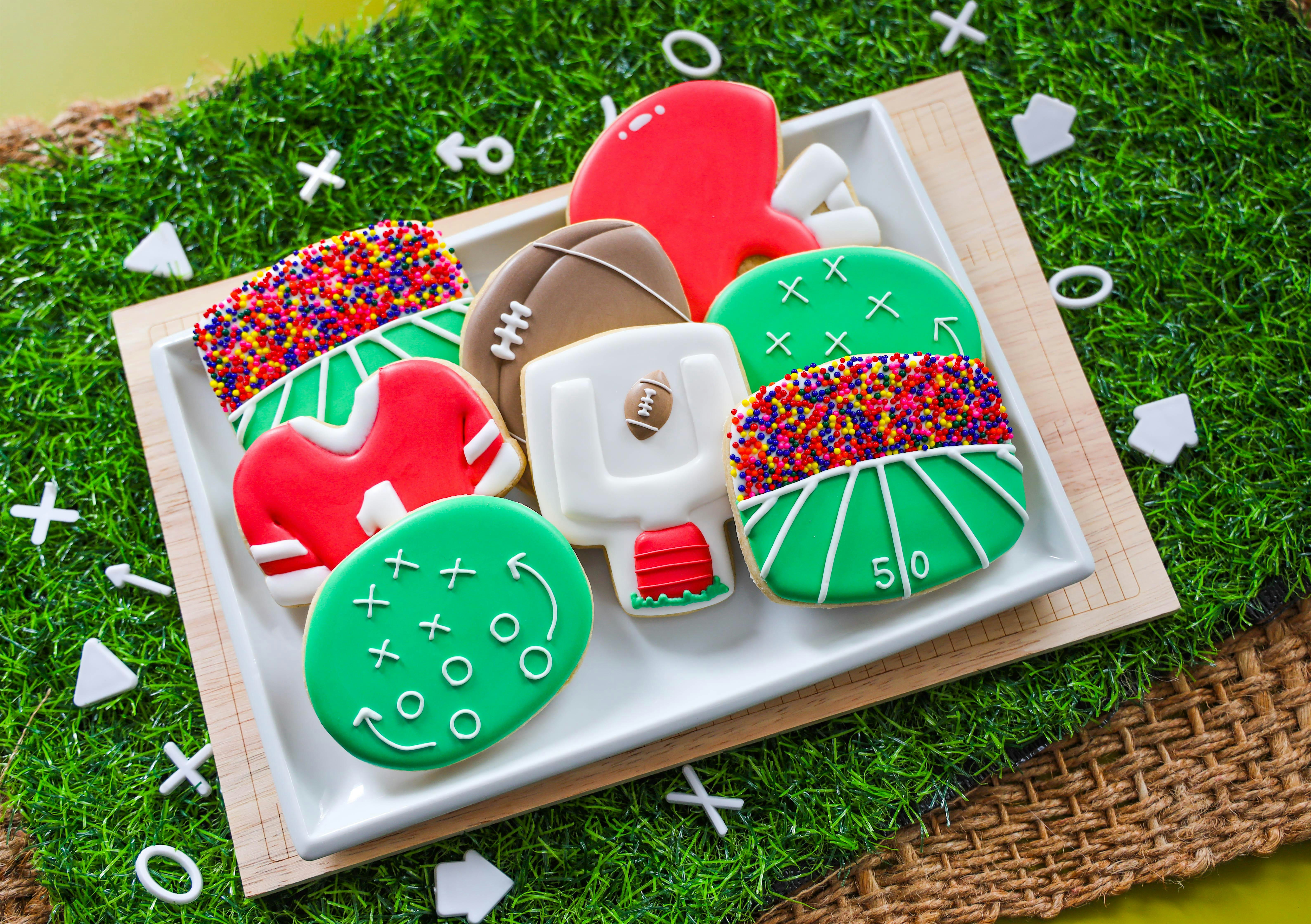 "Denver Broncos Cookie Kickoff" Themed Sugar Cookie Decorating class