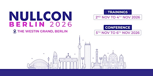 Nullcon Security Conference and Training - Berlin 2026