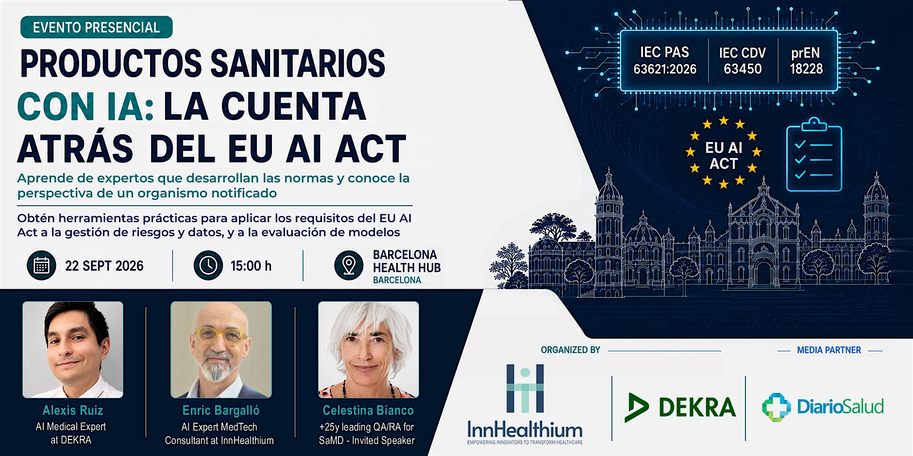 Productos sanitarios con IA: la cuenta atrás del EU AI Act