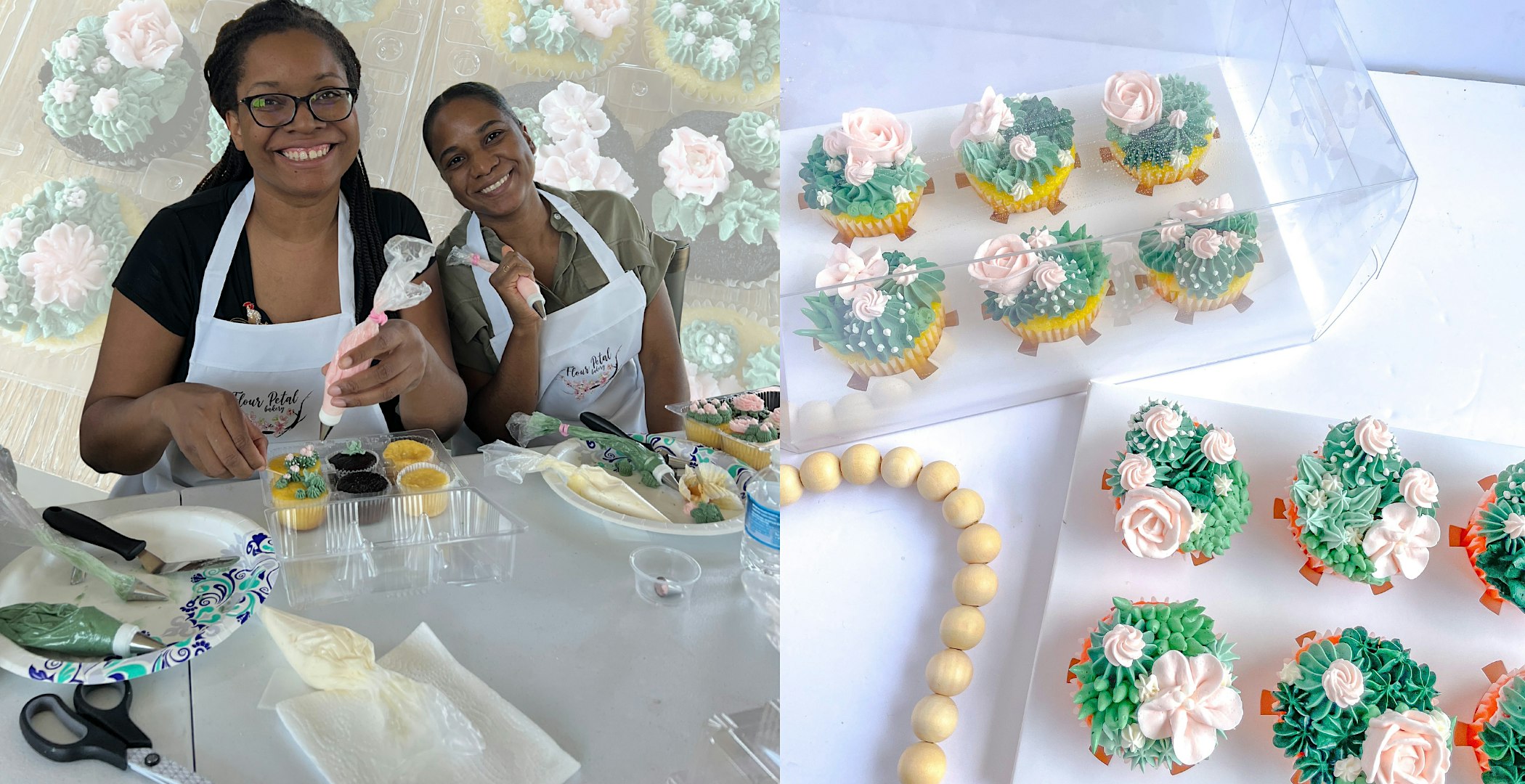 Houston Cake Decorating Class | Succulent Cupcakes