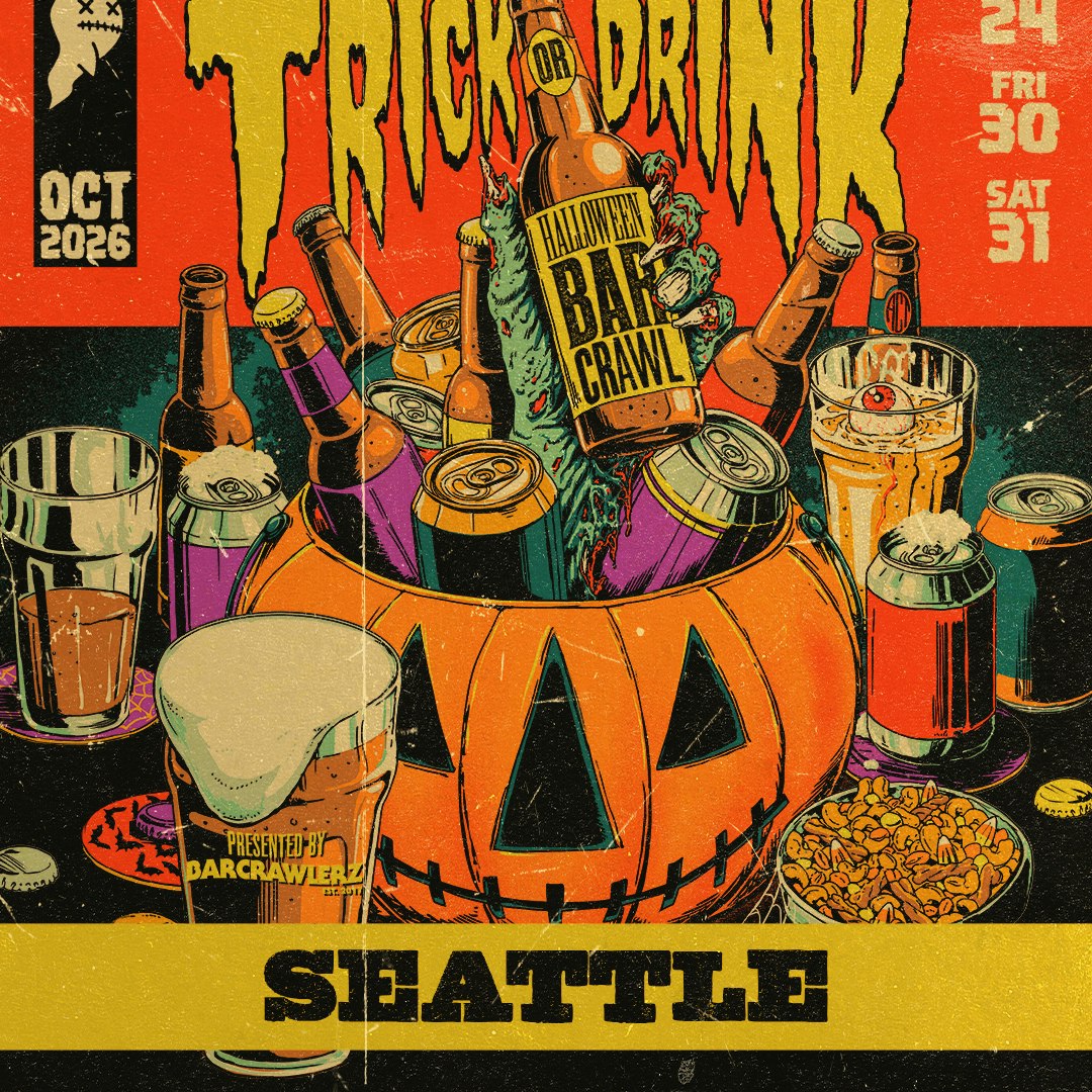Trick or Drink: Seattle Halloween Bar Crawl 3 Days
