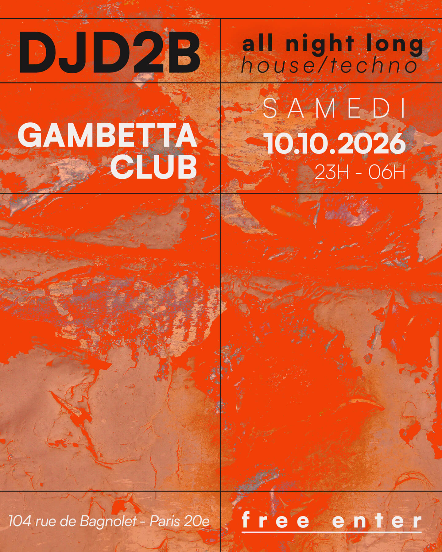 DJ D2B ALL NIGHT LONG - GAMBETTA CLUB