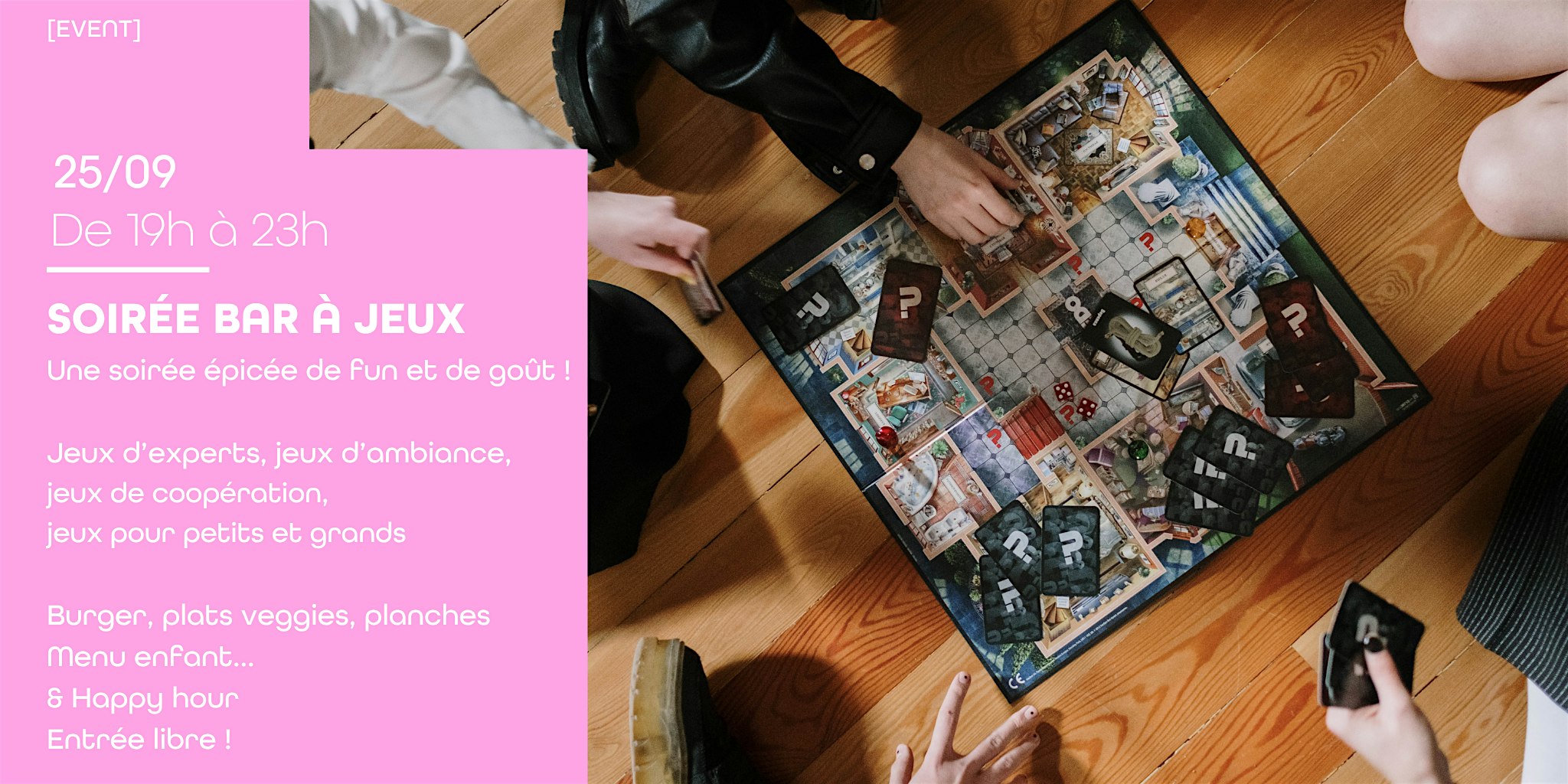 Soirée Bar à jeux