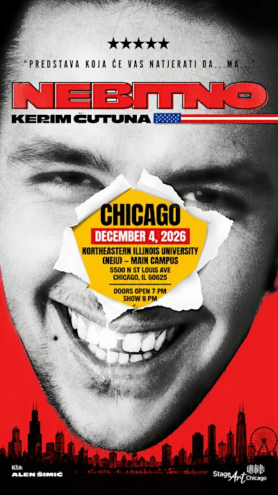 Kerim Čutuna – NEBITNO | Stand-Up Comedy Show | Chicago