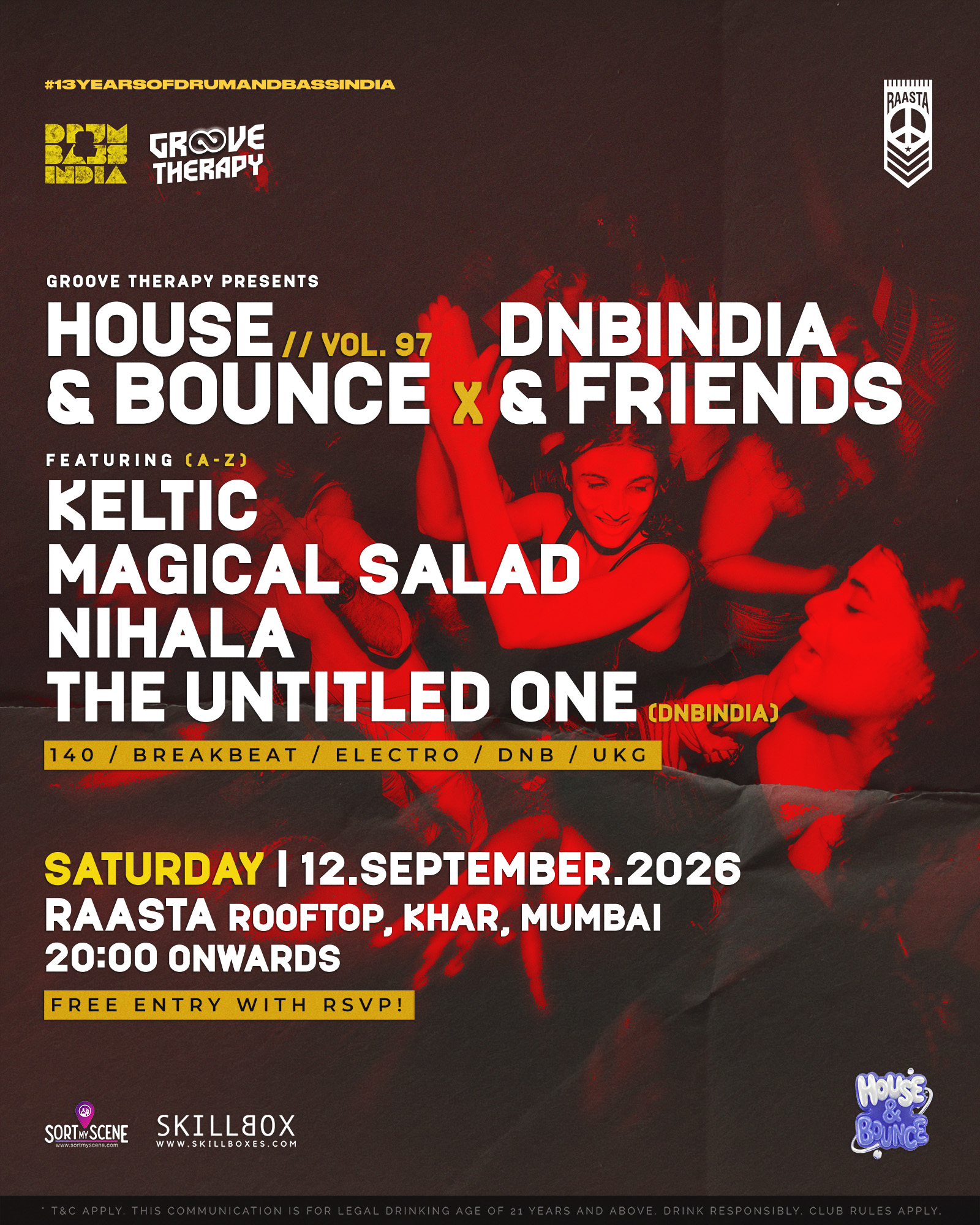 DnBIndia & Friends x House & Bounce (Rooftop)