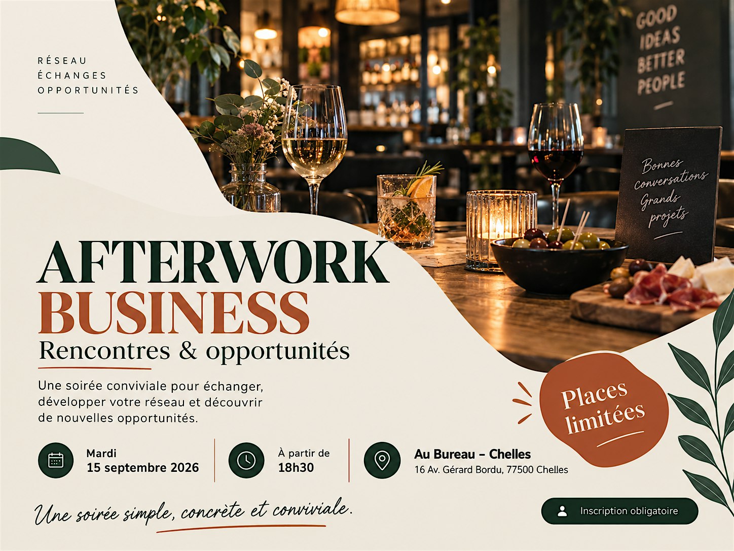 AFTERWORK à Chelles / Opportunité business