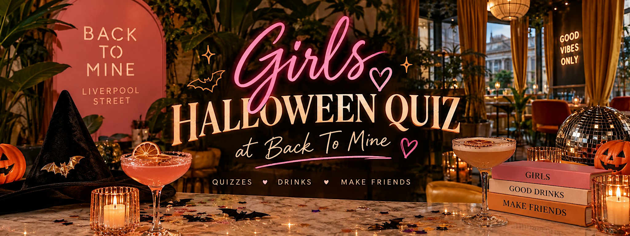 Invite Her Event | Girl's Halloween Quiz | Back To Mine | Liverpool Street