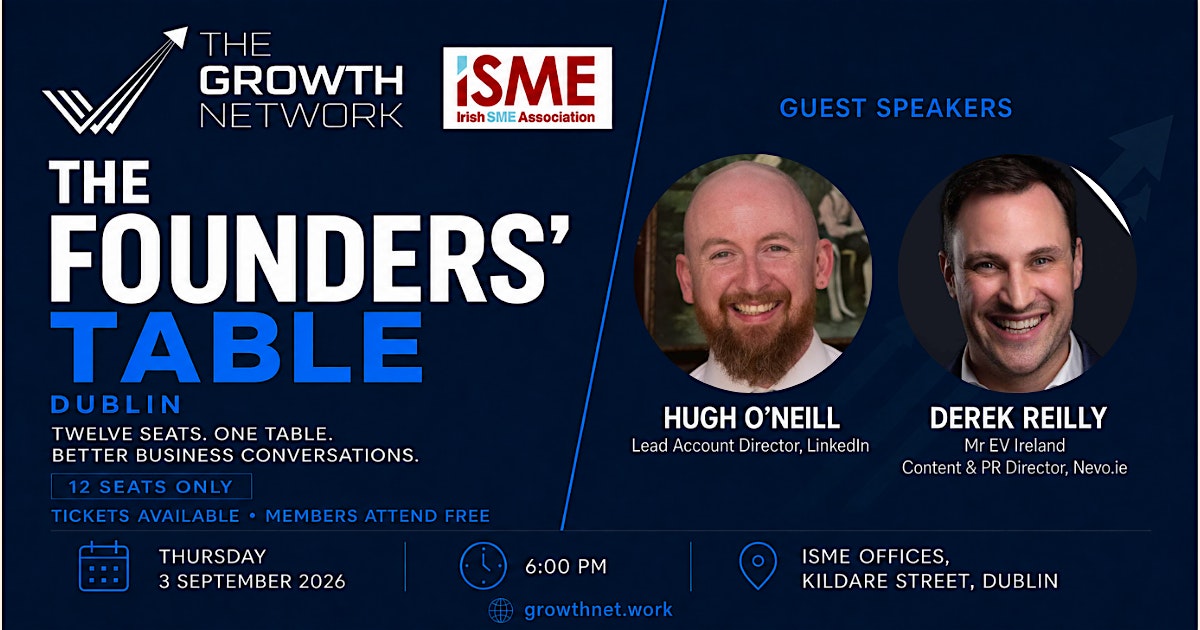 The Founders’ Table Dublin: Hugh O’Neill & Derek Reilly