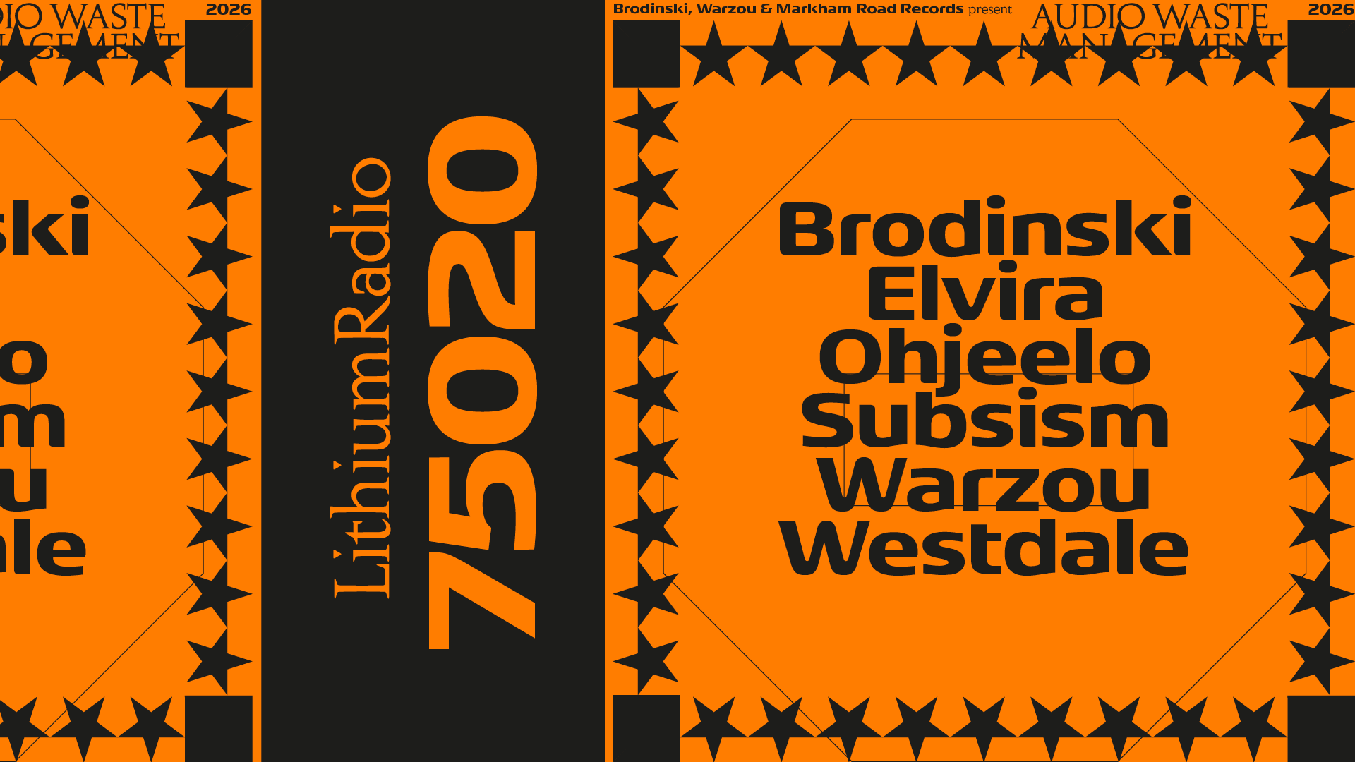 Brodinski and Warzou pres. Audio Waste Management (Paris)