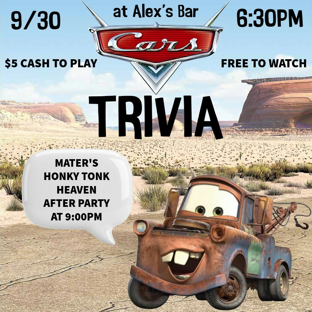 Cars the Movie Trivia!