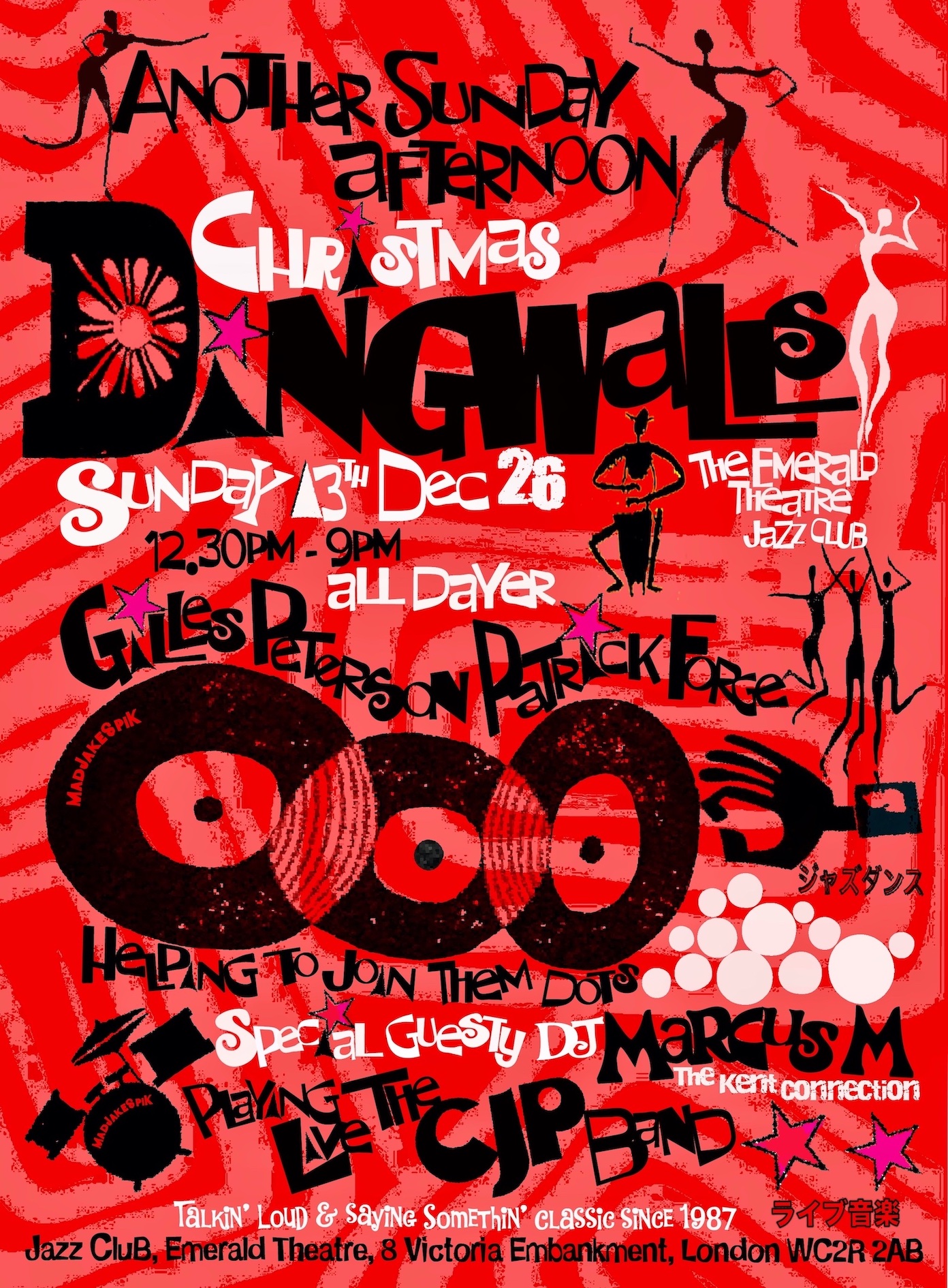 Gilles Peterson & Patrick Forge Celebrate Another Sun Afternoon Christmas at Dingwalls