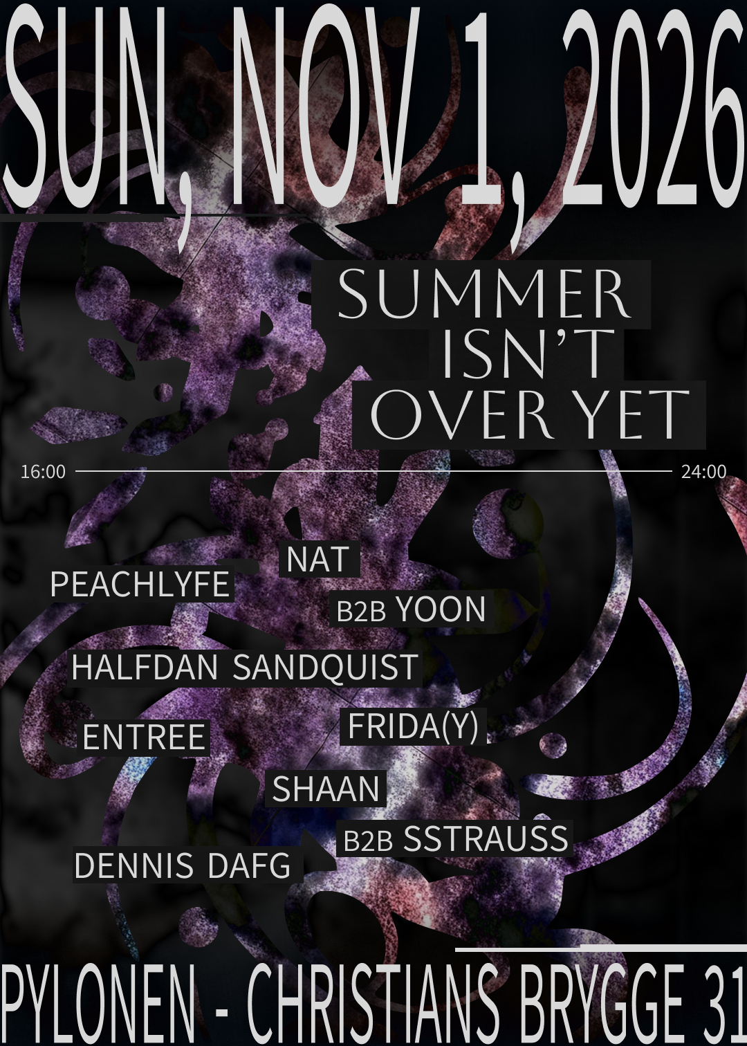 Summer Isn't Over Yet - Sunday Party at Pylonen - Langebro